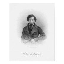 Frederick Douglass graved Portrait