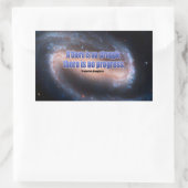 Frederick Douglass Inspiration Zitat "Progress" Rechteckiger Aufkleber (Tasche)