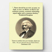 FREDERICK DOUGLASS | Keine Reiche keine schlechte Fotoplatte (Vorderseite)