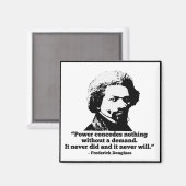 Frederick Douglass Magnet (Vorderseite/Rückseite)