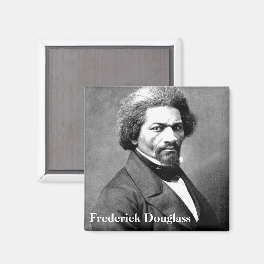Frederick Douglass Magnet (Vorderseite/Rückseite)