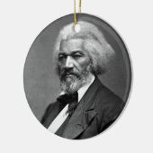 Frederick Douglass Porträt durch George K. Waren Keramik Ornament (Links)