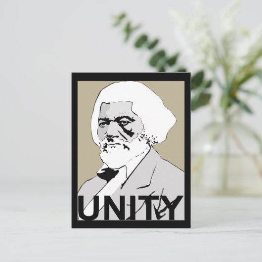 Frederick Douglass Postkarte (Stehend Vorderseite)