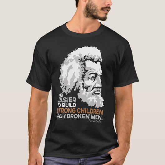 Frederick Douglass Preisangebot für Schwarze Gesch T-Shirt (Vorderseite)