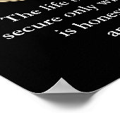 Frederick Douglass Quote Black History Class Poster (Ecke)