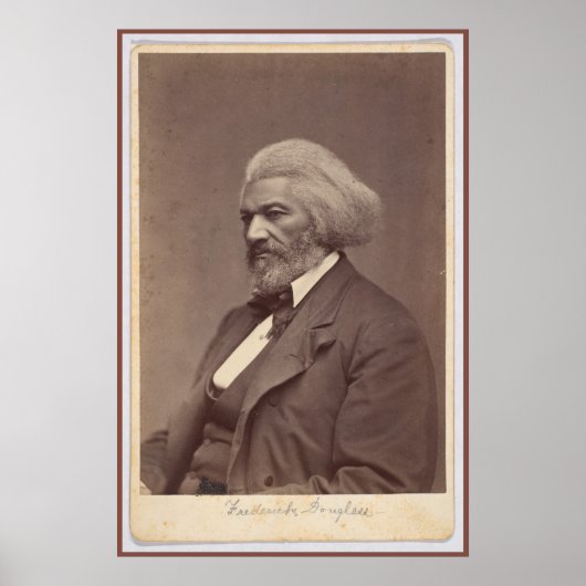 Frederick Douglass, Redner, Staatsmann Poster (Vorne)