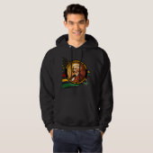 FREDERICK DOUGLASS Schwarze Geschichte Monat Hoodie (Vorne ganz)