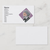 Frederick Douglass Visitenkarte (Vorne/Hinten)