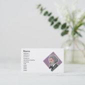 Frederick Douglass Visitenkarte (Stehend Vorderseite)