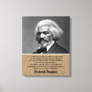Frederick Douglass Work Perfection Quote Cv Leinwanddruck