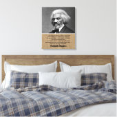 Frederick Douglass Work Perfection Quote Cv Leinwanddruck (Insitu (Schlafzimmer))