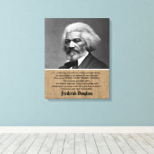 Frederick Douglass Work Perfection Quote Cv Leinwanddruck (Insitu (Holzboden))