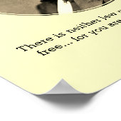 FREDERICK DOUGLASS Zitat Custom Scripting Poster (Ecke)