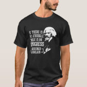 Frederick Douglass Zitat-Schwarz-Geschichtsmonat T-Shirt (Vorderseite)