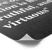 Frederick Douglass Zitat über das Leben der Nation Poster (Ecke)