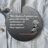 Frederick Douglass-Zitat über die Grenzen von Tyra Button (Beispiel)