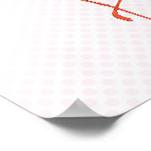 Frederick Flamingo Poster (Ecke)
