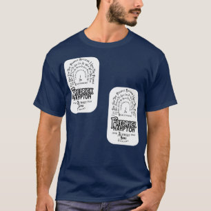 Frederick Hampton Quotes Retro Abzeichen 2 T-Shirt