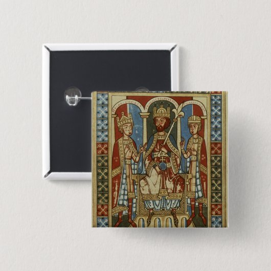 Frederick I mit seinen zwei Söhnen Button (Vorne & Hinten)