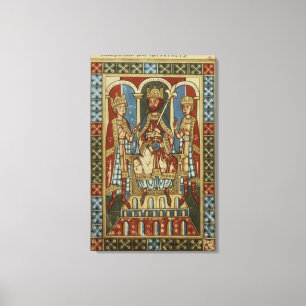 Frederick I mit seinen zwei Söhnen Leinwanddruck