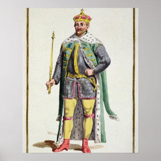 Frederick II (1534-88) King of Denmark from 'Receu Poster (Vorne)