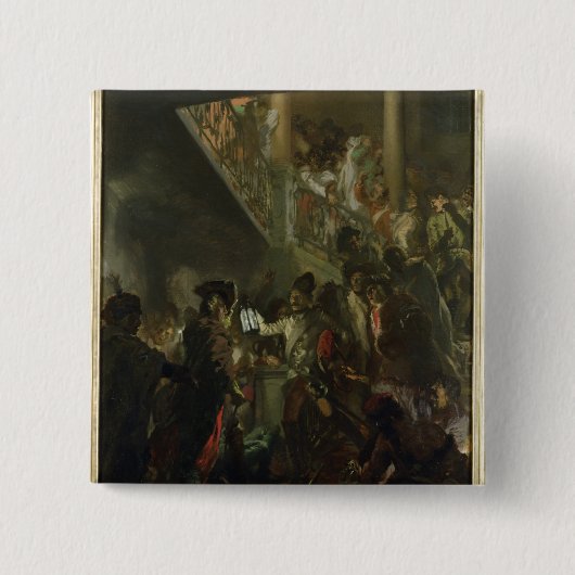 Frederick II das große, in Lissa, Bonsoir Button (Vorderseite)