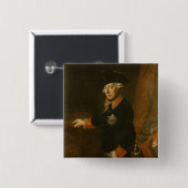 Frederick II das große von Preußen, c.1763 Button (Vorne & Hinten)