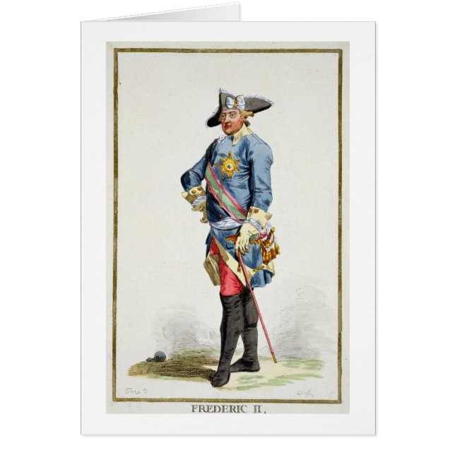 Frederick II "der große" (1712-86) König von (Vorne)
