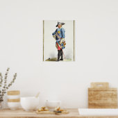 Frederick II. "Der Große" (1712-86) König von Preu Poster (Küche)