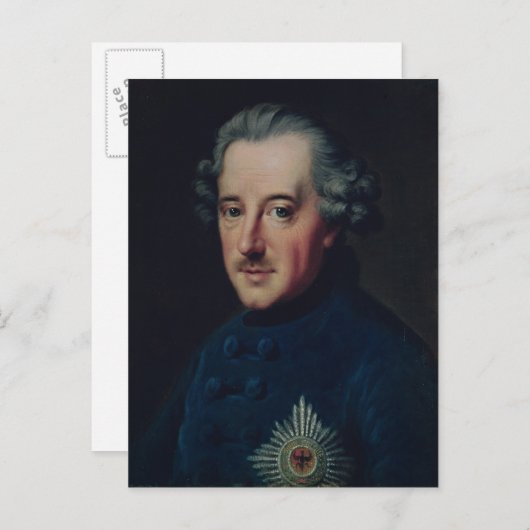 Frederick II. Postkarte (Vorne/Hinten)