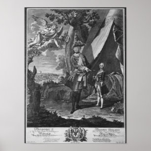 Frederick II. und sein Nephew Frederick William Poster