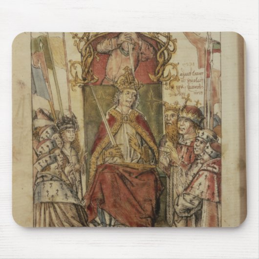 Frederick III umgeben von Prinzen Electors Mousepad (Vorne)