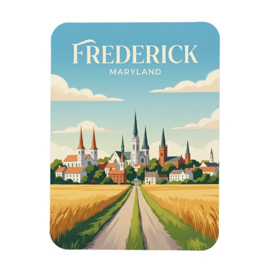 Frederick Maryland Magnet (Vertikal)