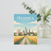 Frederick Maryland Postkarte (Stehend Vorderseite)