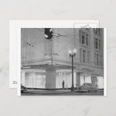 Frederick & Nelson, Nachtansicht c1952 Postkarte (Vorne/Hinten)