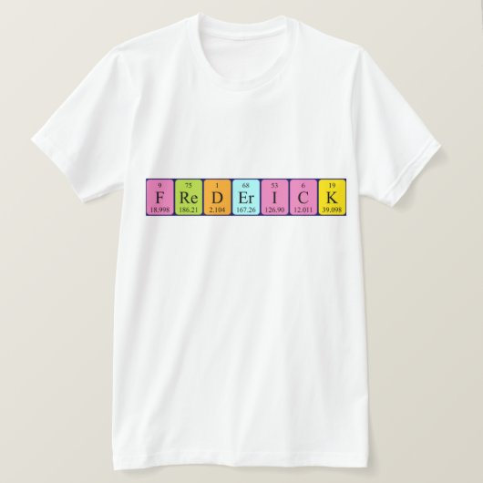 Frederick Periodenname Shirt (Design vorne)