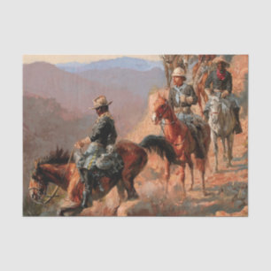 Frederick Remington "Mit der 10. Seidenpapier