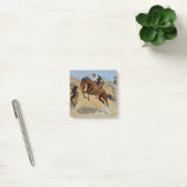 Frederick Remington Western Art "Dreh Ihn los" Post-it Klebezettel (Büro)