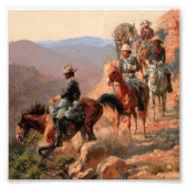 Frederick Remington "With the 10 th Cavalry" Fotodruck (Vorne)