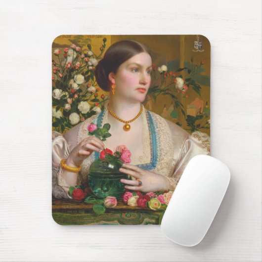 Frederick Sandys Grace Rose CC0088 Mousepad (Mit Mouse)
