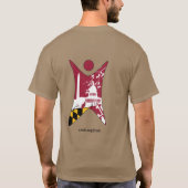 Frederick Secular Humanists Volles Logo T-Shirt (Rückseite)