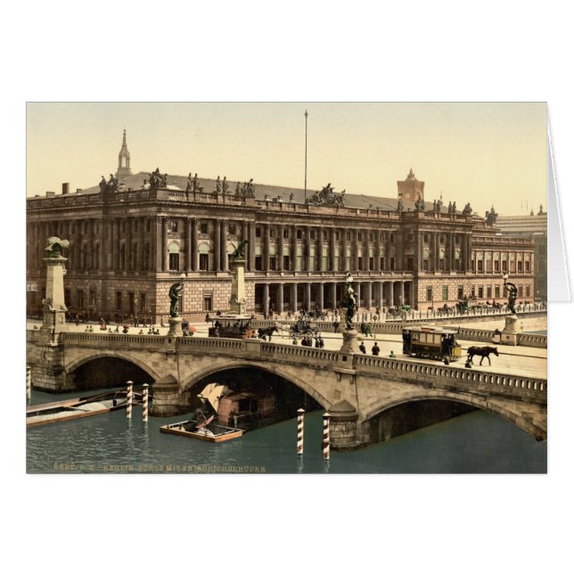 Fredericks Bridge und Bourse, Berlin, Deutschland (Vorderseite (Horizontal))