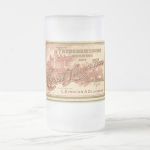 Fredericksburg Beer Vintage Label Tasse