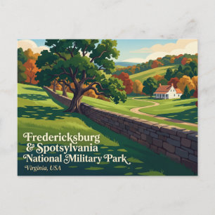 Fredericksburg & Spotsylvania National Military Pa Postkarte
