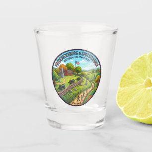 Fredericksburg & Spotsylvania National Military Pa Schnapsglas