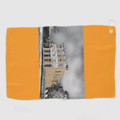 Fredericksburg Texas Golf Towel Golfhandtuch (Horizontal)