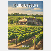 Fredericksburg Texas Travel Magnet (Vorderseite)