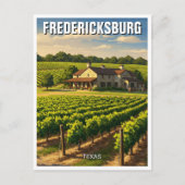 Fredericksburg Texas Travel Postkarte (Vorderseite)