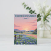 Fredericksburg Texas Travel Postkarte (Stehend Vorderseite)