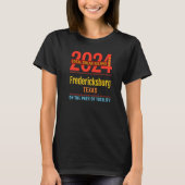 Fredericksburg Texas TX Total Solar Eclipse 2024 4 T-Shirt (Vorderseite)